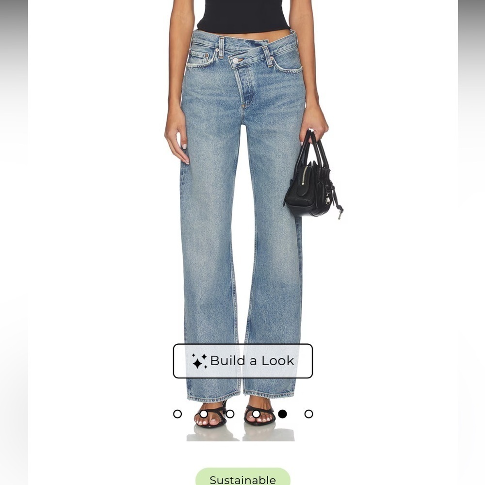 AGOLDE Arc Criss Cross Jeans Crop 27